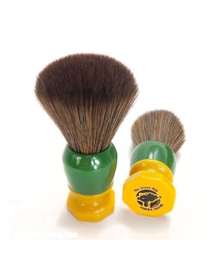 Phoenix Artisan Accoutrements Green Ray Shaving Brush | Agent Shave