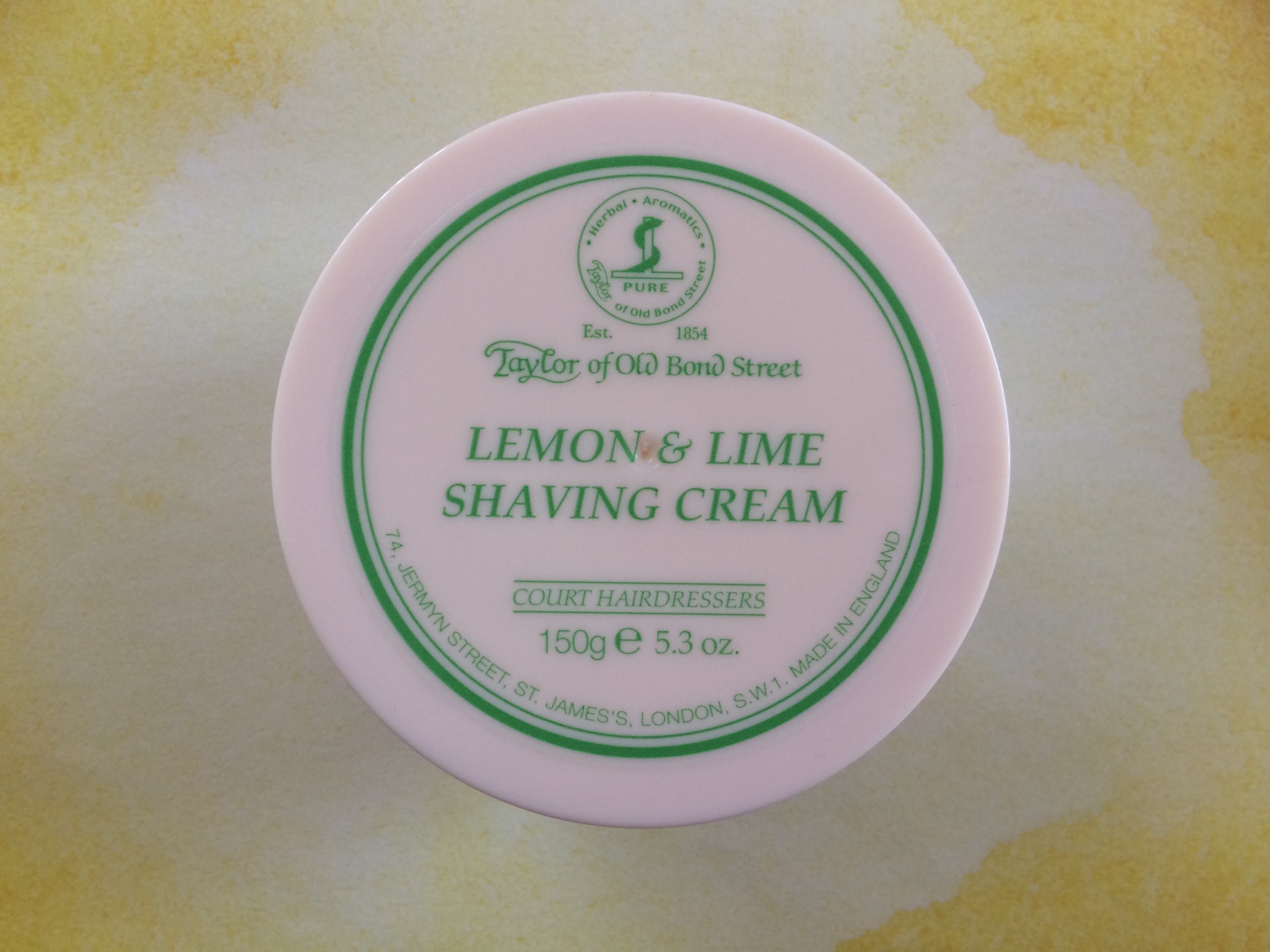 Taylor of Old Bond Street Lemon & Lime Shaving Cream | Agent Shave